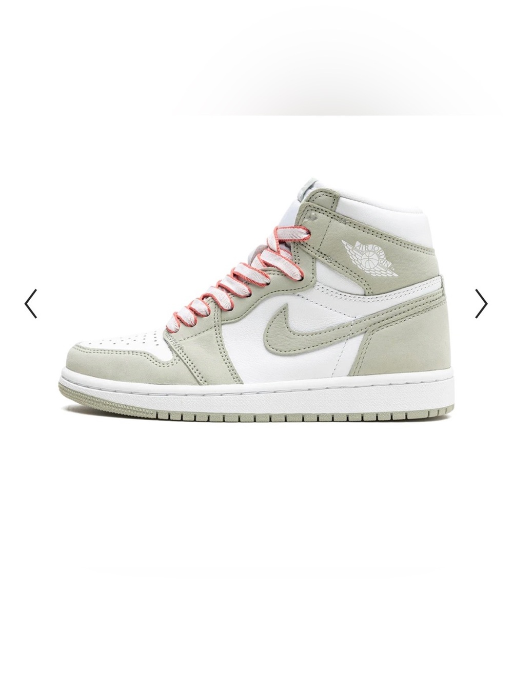 Nike Women's High-Top Sneakers in Seafoam and White